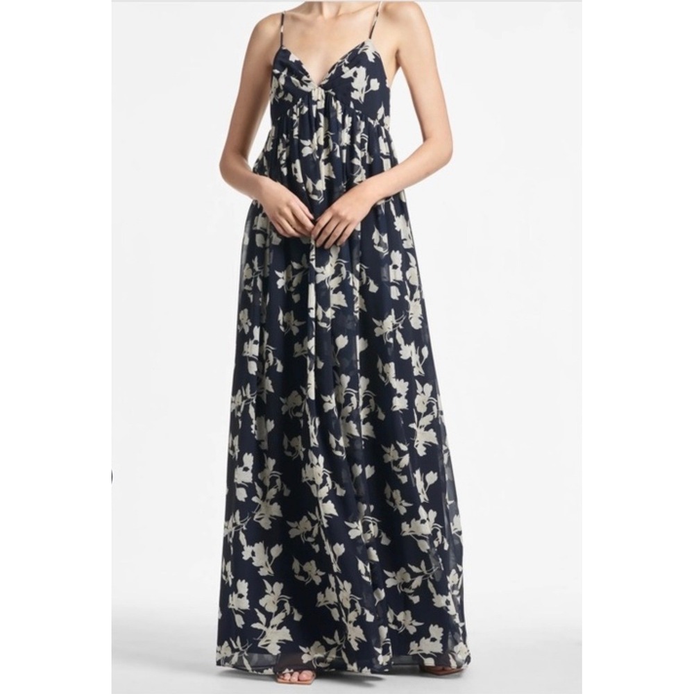Sachin & Babi Jessica Gown Navy Venetia‎ Petal Size 10 NWT